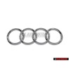 Audi Original Anillos Trasero Simbolo Insignia Emblema Cromo - 443853742 2ZZ