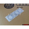Audi Original Anillos Trasero Simbolo Insignia Emblema Cromo - 443853742 2ZZ