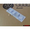 Audi Original Anillos Trasero Simbolo Insignia Emblema Cromo - 443853742 2ZZ
