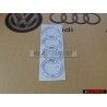 Audi Original Anillos Trasero Simbolo Insignia Emblema Cromo - 443853742 2ZZ