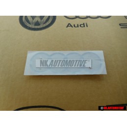 Audi Original Anillos Trasero Simbolo Insignia Emblema Cromo - 443853742 2ZZ