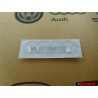 Audi Original Anillos Trasero Simbolo Insignia Emblema Cromo - 443853742 2ZZ