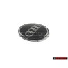 Audi Original Volante Simbolo Insignia Emblema Negro Cromo - 8A0419685