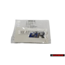 VW Original R LINE Lado Rotulo Insignia Emblema Cromo Azul - 5N0853688 HCE