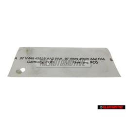 VW Original 16V Trasero Rotulo Insignia Emblema Cromo - 7M0853675C Z10