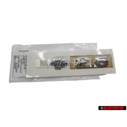 VW Original RABBIT 2.5 Trasero Rotulo Insignia Emblema Cromo - 1K0853675AJ739