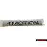 VW Original 4MOTION Trasero Rotulo Insignia Emblema Cromo - 3C0853675D FXC