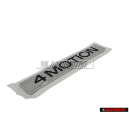 VW Original 4MOTION Trasero Rotulo Insignia Emblema Cromo - 3C0853675D FXC