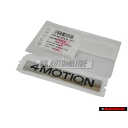 VW Original 4MOTION Trasero Rotulo Insignia Emblema Cromo - 3C0853675D FXC