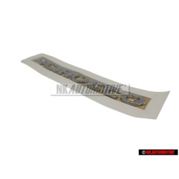 VW Original SCIROCCO Trasero Rotulo Insignia Emblema Cromo - 1K8853687A 739