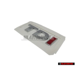 VW Original TDI Trasero Rotulo Insignia Emblema Cromo Rojo - 5K0853675APGQF
