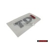 VW Original TDI Trasero Rotulo Insignia Emblema Cromo Rojo - 5K0853675APGQF