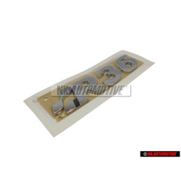 VW Original R36 Trasero Rotulo Insignia Emblema Cromo - 3C0853675AE739