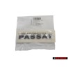 VW Original PASSAT Trasero Rotulo Insignia Emblema Cromo - 3C0853687A 739