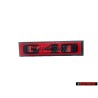 VW Original G40 Frente Rotulo Insignia Emblema Rojo - 871853679C