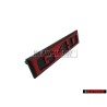 VW Original G40 Frente Rotulo Insignia Emblema Rojo - 871853679C