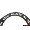 VW Original Placa 'Sin Plomo / ' *Unleaded Fuel Only / Unique - 155010024P