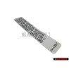 VW Original Placa 'Super Sin Plomo' Premium Unleaded Fuel Only - 034010006C