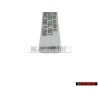 VW Original Placa 'Super Sin Plomo' Premium Unleaded Fuel Only - 034010006C