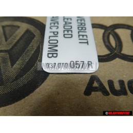 VW Original Placa De Identificacion Sin Plomo Unleaded Sansplomb - 037010057R
