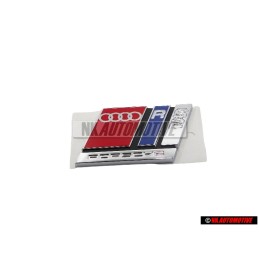 Audi Original RS2 Trasero Rotulo Insignia Emblema Cromo Rojo - 8A0853735A 2ZZ