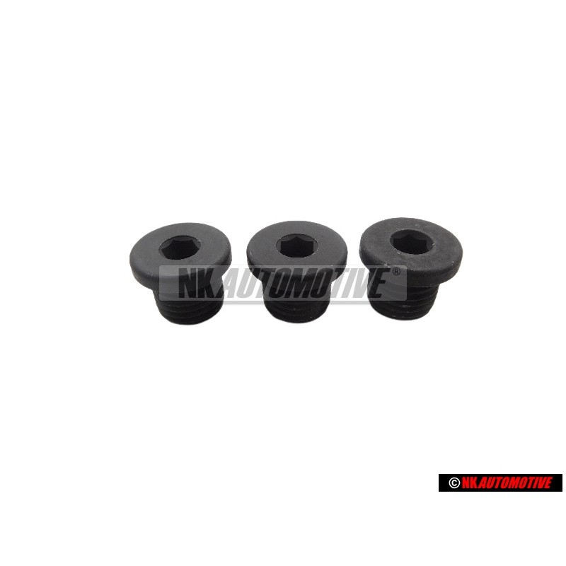 3x VW Original Tornillo Obturador - N 0160275