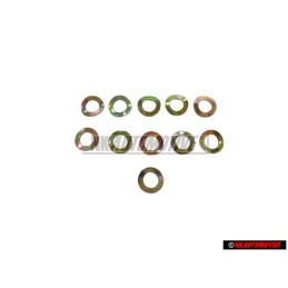 11x VW Original Arandela Elastica - N 0122265