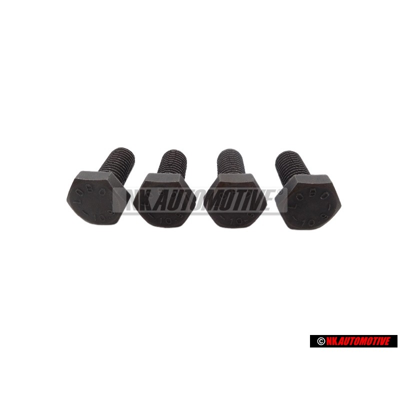 4x VW Original Tornillo Hexagonal - N 01025414