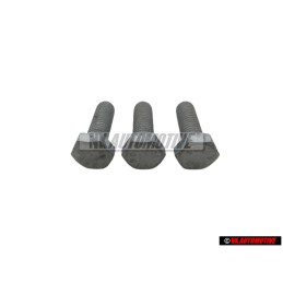3x VW Original Tornillo Hexagonal - N 01024222