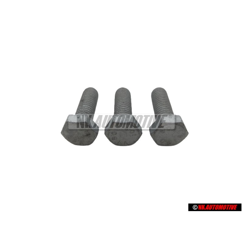 3x VW Original Tornillo Hexagonal - N 01024222