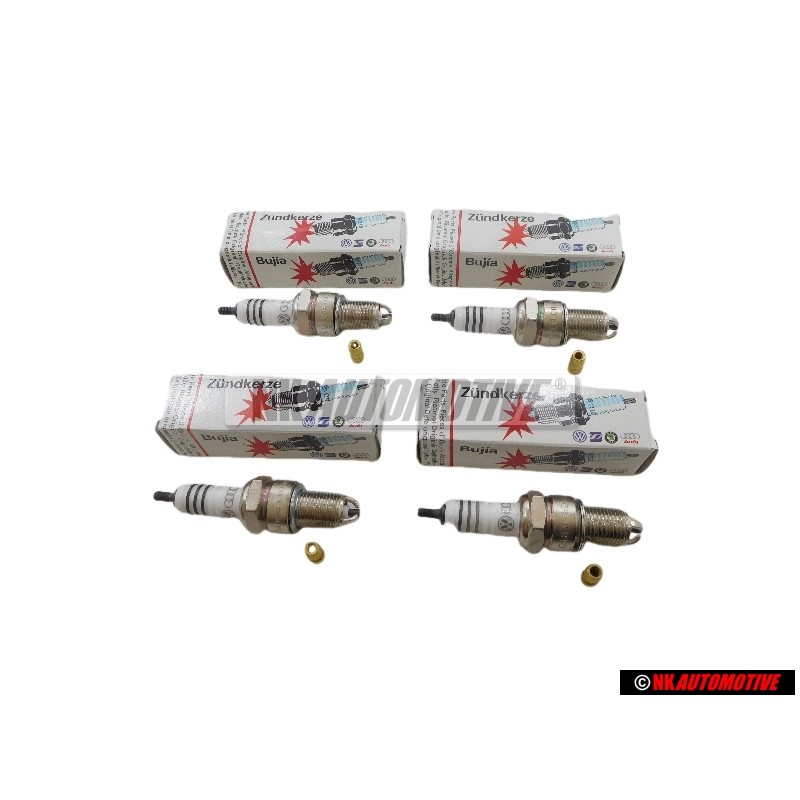 4x VW Original Bujia Encendido 'Longlife' - 101000001AD