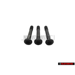 3x VW Original Tornillo Hexagono Interior Red - 035911299B