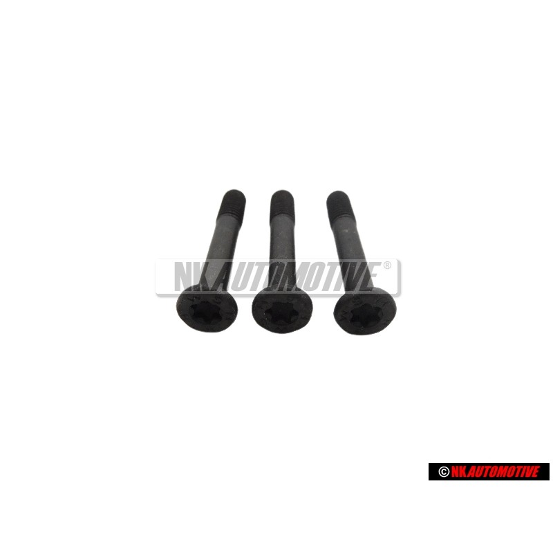 3x VW Original Tornillo Hexagono Interior Red - 035911299B