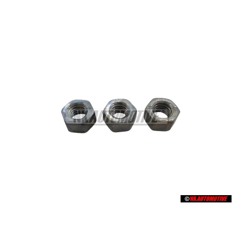 3x VW Original Tuerca Hexagonal - N 01100517