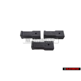 3x VW Original Caja Lenguetas Enchufe Plano - 161971976A