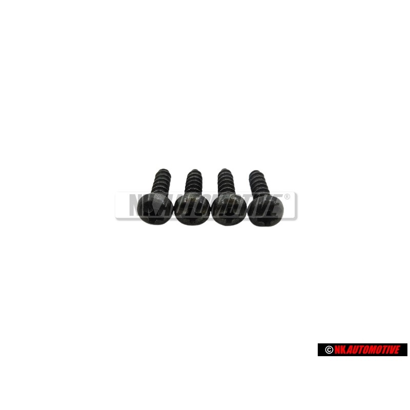 4x VW Original Tornillo Alomado P. 