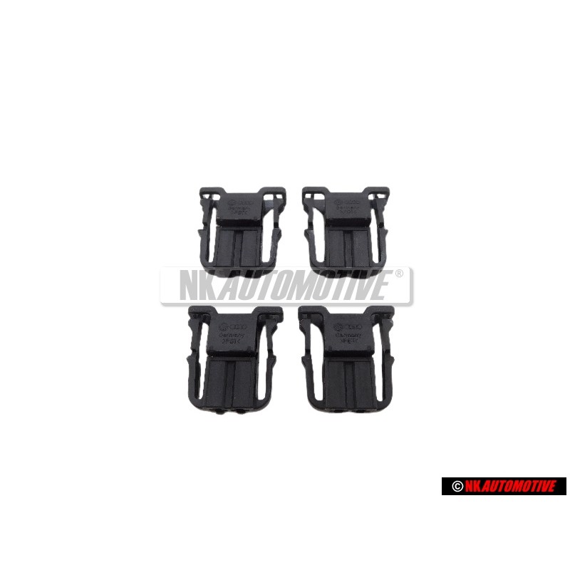 4x VW Original Caja De Contactos Planos Con Bloqueo De Contacto - 1J0972702
