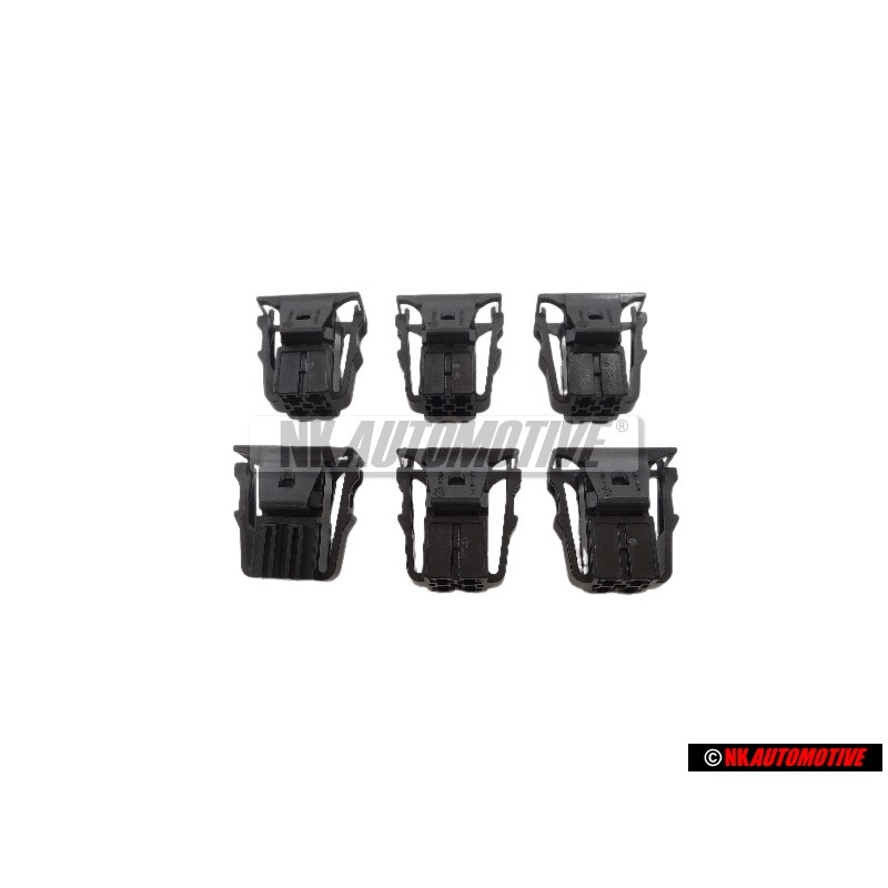 6x VW Original Caja Contacto Plano - 1J0972722