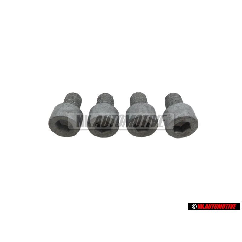 4x VW Original Tornillo Cilindrico Con Cabeza De Hexagono Interior - N 0147068