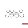 8x VW Original Anillo De Seguridad - N 0122731