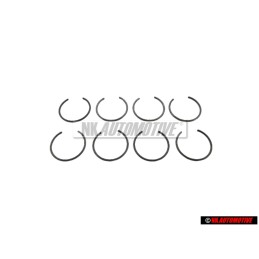 8x VW Original Anillo Retencion - N 0122771