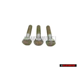 3x VW Original Tornillo Hexagonal - N 0103467
