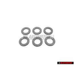 6x VW Original Arandela Base - N 01155813