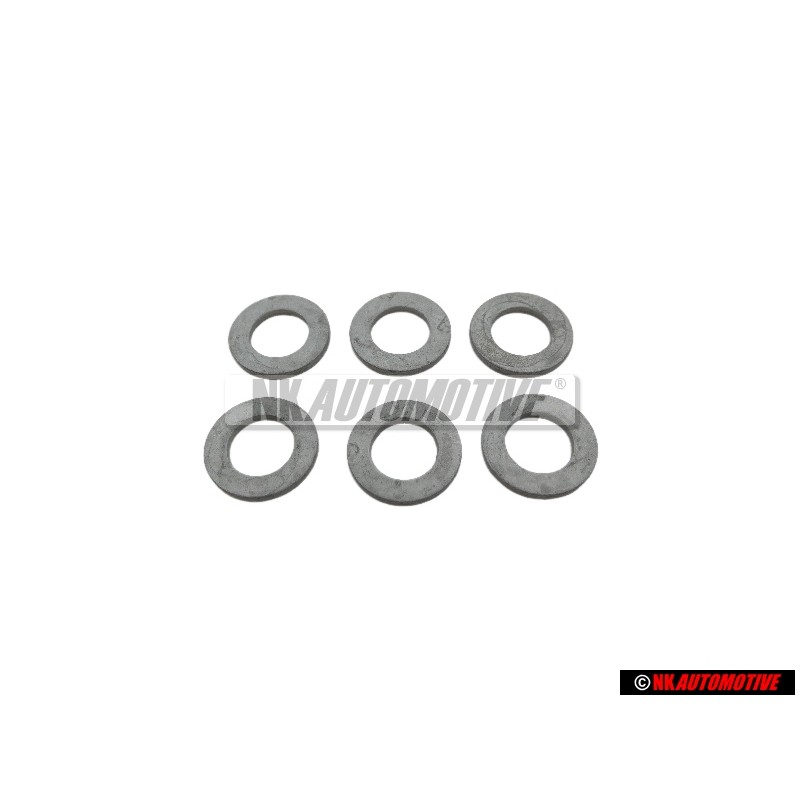 6x VW Original Arandela Base - N 01155813