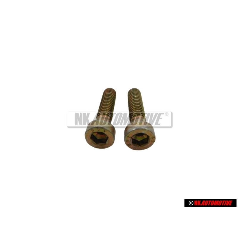 2x VW Original Tornillo Cilindrico Con Cabeza De Hexagono Interior - N 0147821