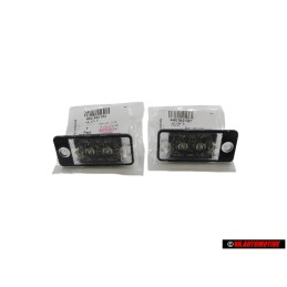 SET Para VW Audi Luces Matrícula LED Izquierda & Derecha