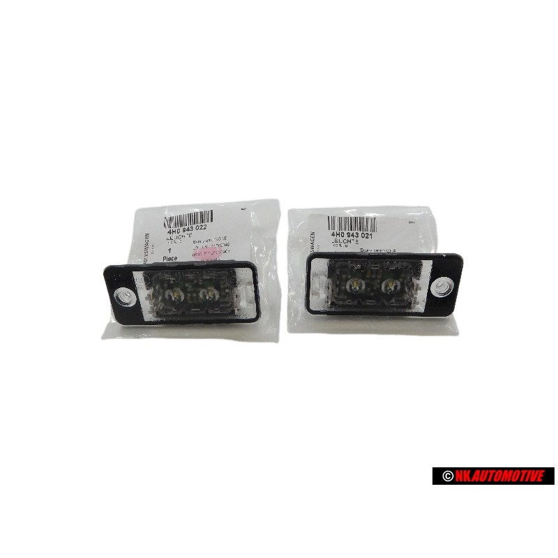 SET Para VW Audi Luces Matrícula LED Izquierda & Derecha