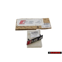 Audi Original SET Rotulo Insignia Emblema Frente & Trasero - RS4 B8 (8K)