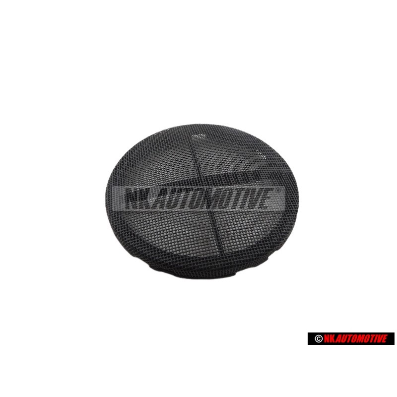 VW Original Recubrimiento Altavoz Negro - 535867145C 4FB