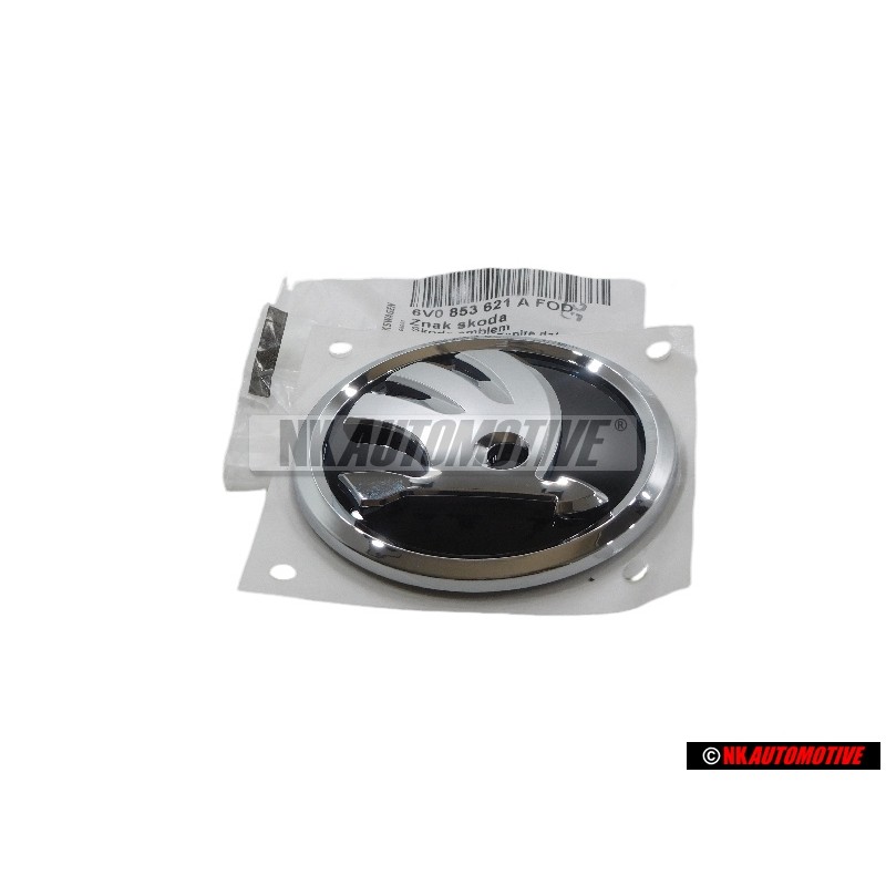 Skoda Original Trasero Simbolo Insignia Emblema - 6V0853621A FOD